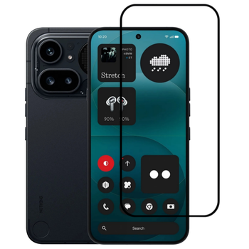Защитное стекло LUX для Nothing Phone (4a) Pro (A069P) полная проклейка черный