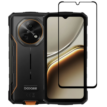 Защитное стекло LUX для Doogee Fire 5 / 5 Pro / 5 Ultra полная проклейка черный