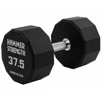Гантель цельная профессиональная с полиуретановым покрытием 1штука HAMMER STRENGHT TA-9215-37_5