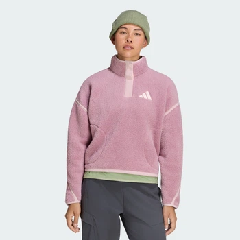 Жіноча спортивна кофта Terrex Multi High Pile Fleece adidas KS2335 (XS) фіолетовий (4069995605924)