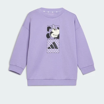 Дитячий комплект: світшот і штани ADIDAS DISNEY MINNIE MOUSE T-SHIRT adidas KG6114 (98) фіолетовий (4069996787667)