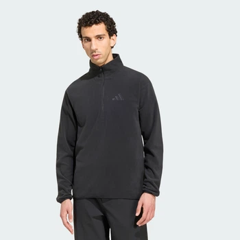 Мужская спортивная кофта Terrex Multi Essentials Half Zip Fleece adidas KZ1774 (L) черный (4069996670907)