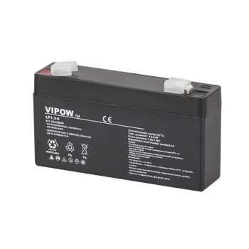 Акумулятор гелевий VIPOW 6V 1.3Ah (BAT0203)