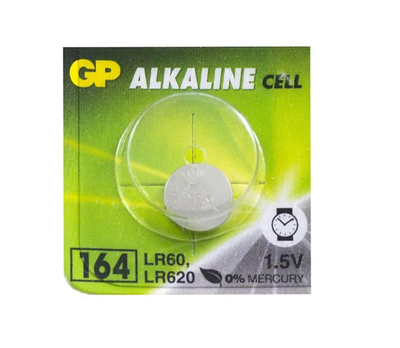 Батарейка GP AG1 (164-U10, LR60), 1.5V Alkaline