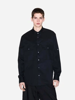 Рубашка хлопковая мужская Armani Exchange 545648835 XL Черная (1161447548)