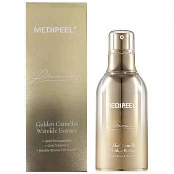 Киснева омолоджуюча есенція від зморшок з камелією та золотом MEDI-PEEL Premium Golden Camellia Wrinkle Essence , 50 мл