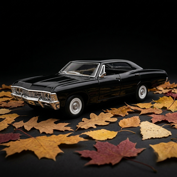 Колекційна машинка Chevrolet Impala 1967 Модель 1:43 Чорна