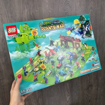 Большой детский конструктор Plants vs Zombies растения против зомби DK (7007ДК)