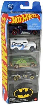 Zestaw samochodów Mattel Hot Batman 5 szt JLN10 /12 (194735367856)