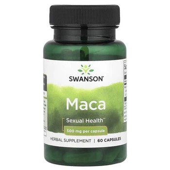 Мака перуанская 500 мг Swanson Maca 60 капсул