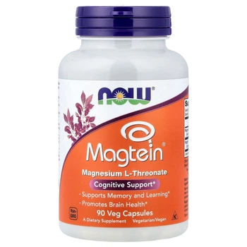 Минералы Now Foods Магний L-треонат Magtein Magnesium L-Threonate 90 вегетарианских капсул