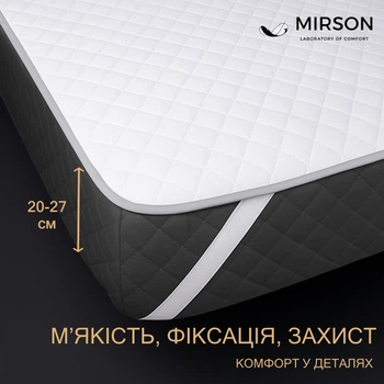 Наматрасник №5010 Exclusive Line Light Wool (обычный на резинке по углам) 140*200