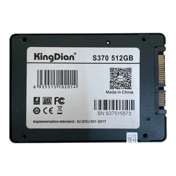 SSD-накопитель KingDian 512 ГБ (2,5", 3D QLC, SATA III, S370) Б/У