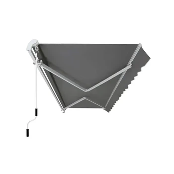 Висувна фасадна маркіза SONGMICS GRA35GY 350×250 см, сіра
