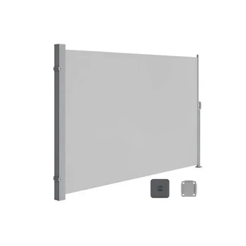 Бічна висувна маркіза SONGMICS GSA504G03 200×400 см, світло-сіра