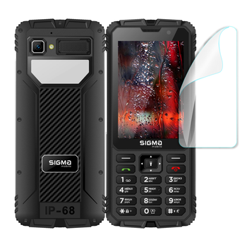 Захисна поліуретанова плівка GP Extreme Armor на Sigma mobile X-treme PM68 на екран (глянсова)
