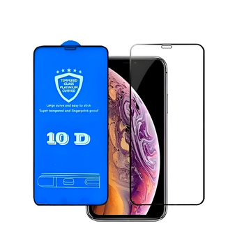 Защитное стекло 10D для iPhone X Xs 11 Pro с рамкой максимальная защита Blue SR-547