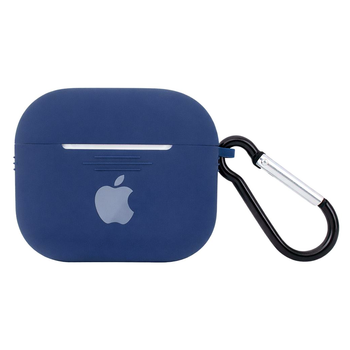 Чехол силиконовый Protective Sleeve Case противоударный для AirPods 3 глубокий синий SR-547