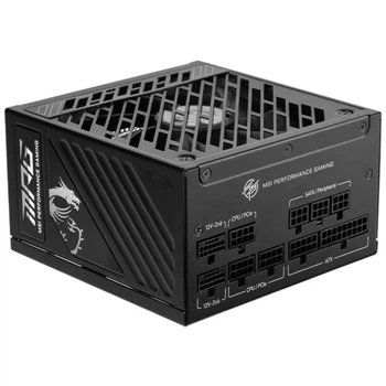 Блок живлення MSI MPG A850GS PCIE5 (850W, ATX 3.1, PCIe 5.1, 80 Plus Gold, Full Modular, Black)