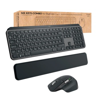 Комплект клавіатура та мишка Logitech MX Keys for Business UA Graphite Gen 2 (920-010933)