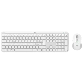 Комплект клавіатура та мишка Logitech MK950 Bluetooth/Wireles UA Off-White (920-012491)