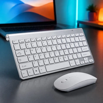 Беспроводной комплект клавиатура и мышь Webo WB-8066, 2.4 ГГц, USB-приемник