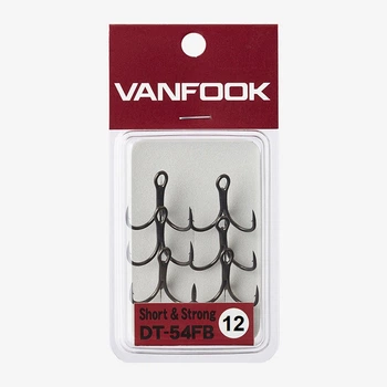Крючок Vanfook DT-54FB, тройной, Short Shank, Medium, #12(FS_D2370E36A7A0)