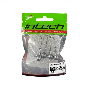 Джиг-головка Intech + Owner Jig 28 No2/0, 5,0 г (4 шт.)(FS_4E977318C650)