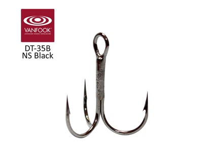 Крючок Vanfook DT-35B NS #12 (12 шт.), тройной, Black(FS_F9C5A1126EA1)