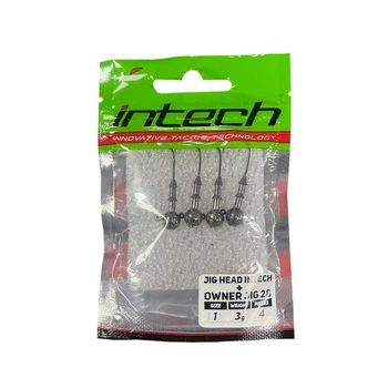 Джиг-головка Intech + Owner Jig 28 No1/0, 3,0 г (4 шт.)(FS_44F628B6E449)