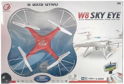 Dron zdalnie sterowany Adar 6-Axis Gyro z kamerą Czerwony 4/607019 (5901271607019)