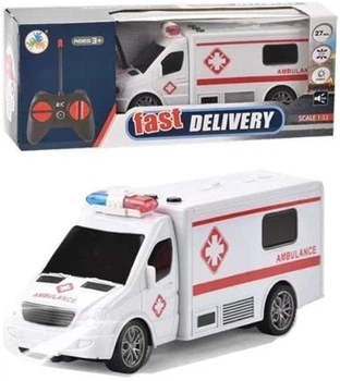 Ambulans zdalnie sterowany Ciuciubabka 1:18 Biały Y300245 (5905490840288)