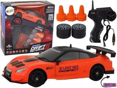 Autko sportowe zdalnie sterowane Leantoys 1:18 Czerwone 17181 (5905991000044)