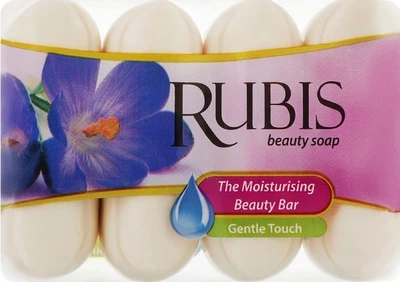 Твердое мыло Rubis Нежное прикосновение 4x60 г
