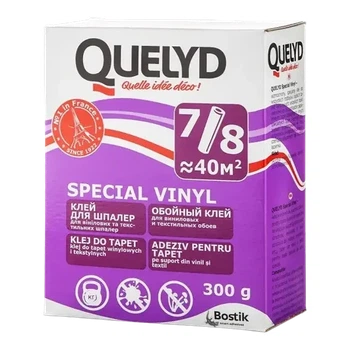 Клей для шпалер Quelyd Вініл 300 г