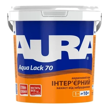 Інтер'єрний акриловий лак AURA Aqua Lack 70 1 л