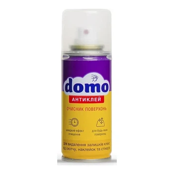 Антиклей Domo 100 мл очищувач від залишків клею від скотчу налипок термочеків