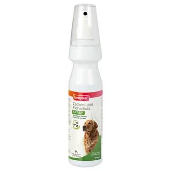 Біо спрей від бліх, кліщів та комарів для собак та котів Beaphar Zecken und Flohschutz Spray 150 мл (8711231137930)