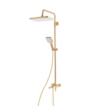 Душова колона зі змішувачем HAIBA MILANO 003-J BRUSHED GOLD (Колір матове золото) (HB9620)
