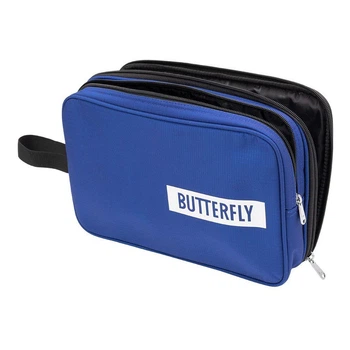Двойной чехол на ракетку для настольного тенниса Butterfly Logo 2019, blue
