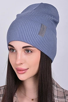 Женская шапка Flirt Оскар 56-58 Деним