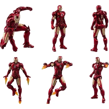 Подсвечиваемая фигурка Железного Человека MK4 из вселенной Marvel, модель для демонстрации, подарок на день рождения для мальчиков.