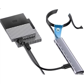 USB-концентратор Youlianxing з 8 портами та 2 метрами, USB 2.0 розширювальний концентратор-розгалужувач, сумісний з Apple, Huawei настільними комп'ютерами, ноутбуками, мишею, клавіатурою, жорстким диском