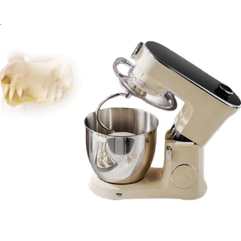 ACA Chef Machine and Dough Mixer Home Use 6.5L Full Automatic Kneading All-in-One Machine Egg Beater Pasta Maker Meat Grinder Sausage Stuffer Cooking Machine Membrane Master ASM-A3