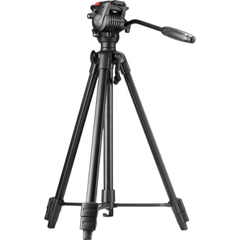 Штатив для камери Weifeng WF-3302, демпфуюча панорамна головка для бездзеркальних та дзеркальних камер Nikon, Canon, цифрова фотозйомка, портативний штатив для прямих трансляцій та використання на відкритому повітрі, підставка з алюмінієвого сплаву