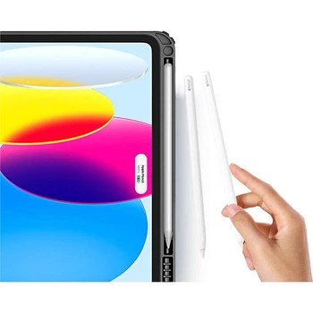 Чохол для iPad UGREEN з тримачем для олівців для iPad 11/10, сумісний з 11-дюймовим чіпом A16 2021 року та 10-м поколінням 2020 року, повний захист, прозора підставка, тонкий чохол із захистом від вигину