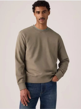 Bluza męska bez kaptura Levi`s The Original Hm Crew Brindle French Ter 35909-0090 L Beżowa (5401235283797)