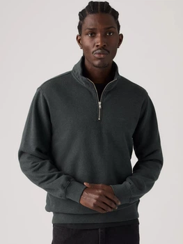 Bluza męska rozpinana Levi`s Original Hm 1/4 Zip Obscidian Heather A8606-0022 L Ciemnoszara (5401235297787)