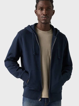 Толстовка на блискавці чоловіча Levi`s The Original Hm Zip Up 34584-0048 M Темно-синя (5401235147495)
