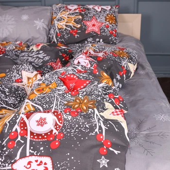 Простирадло Ranforce Elite 17-0880 Holiday Star gray 150*200